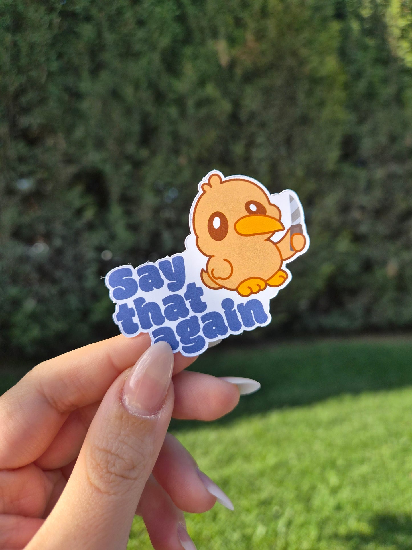 Sticker - Say That Again