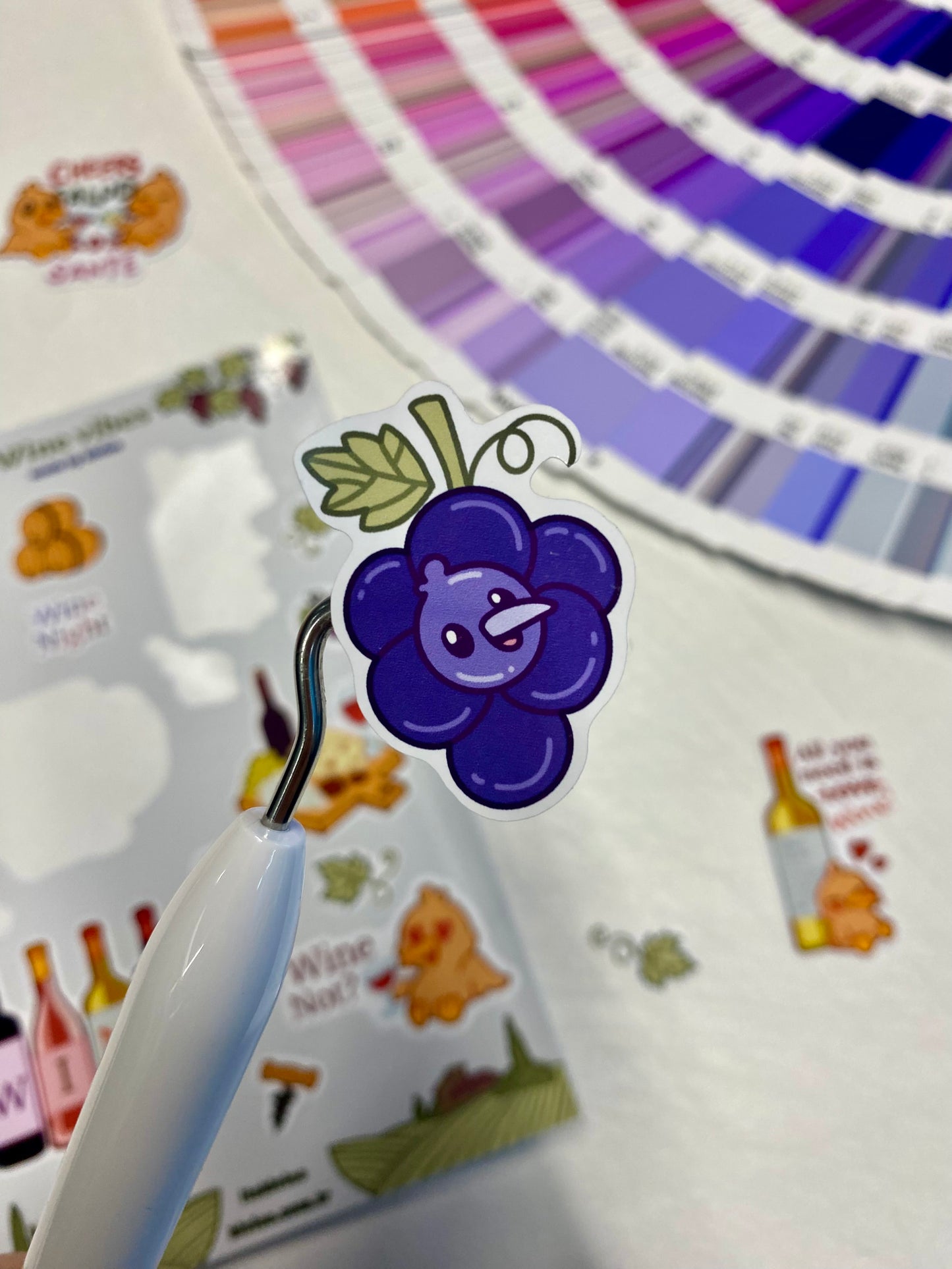 Wine Vibes - Sticker Seti