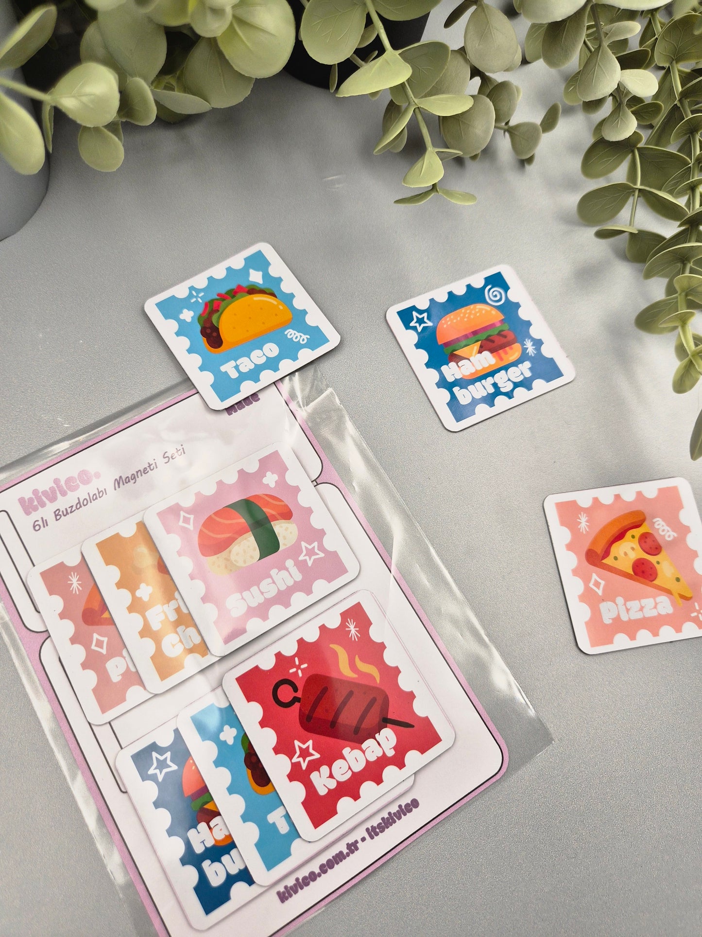 6’lı Buzdolabı Magnet Seti 01