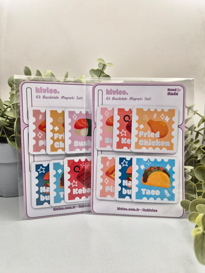 6’lı Buzdolabı Magnet Seti 01
