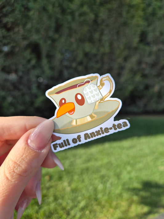 Sticker - Full of Anxie-tea