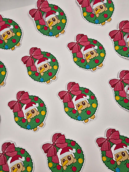 Sticker - Knitted Christmas Wreath