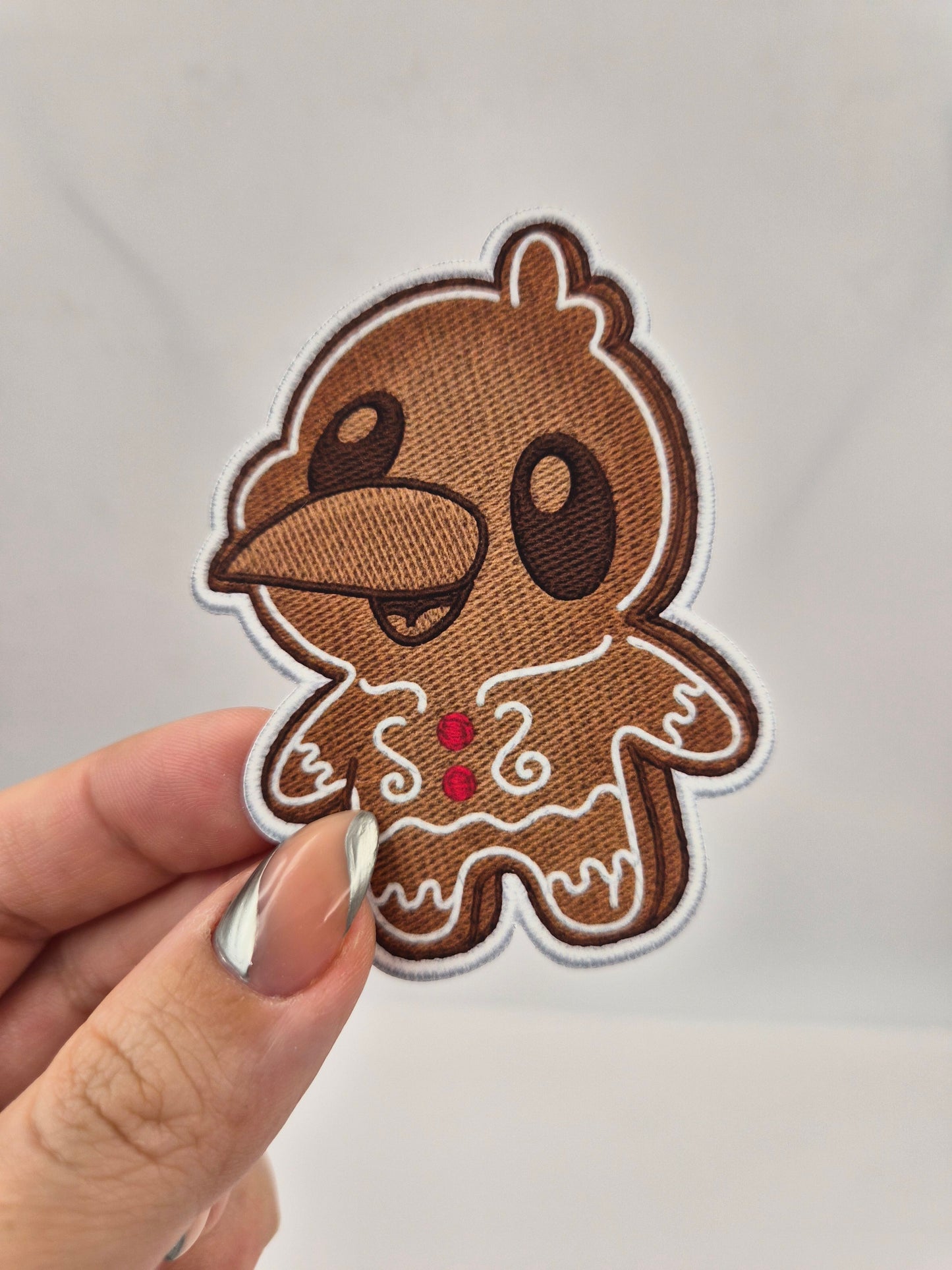 Sticker - Knitted Gingerbread Man