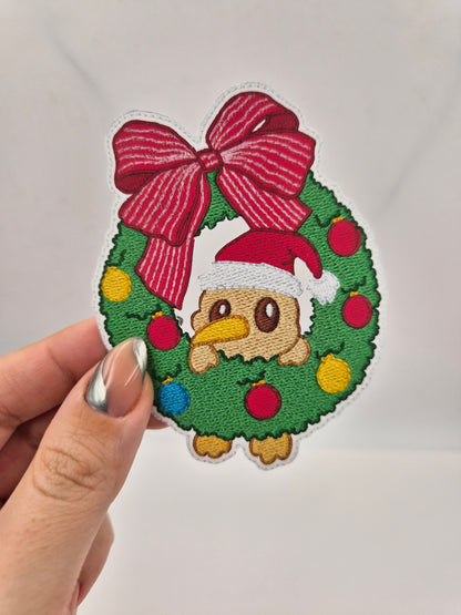 Sticker - Knitted Christmas Wreath