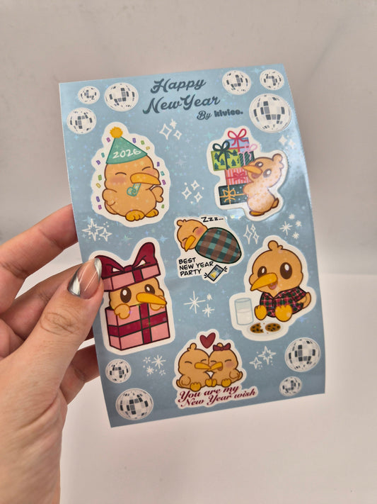 Happy New Year - Sticker Seti