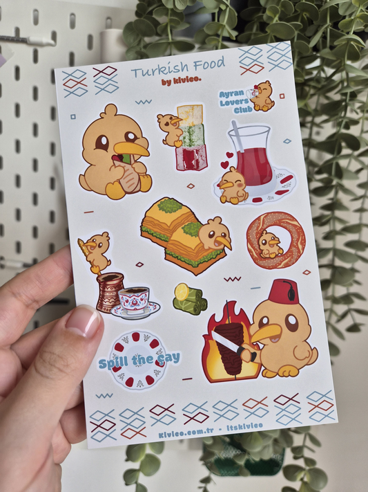 Turkish Food - Sticker Seti