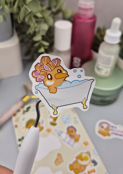 Skincare Rutin - Sticker Seti