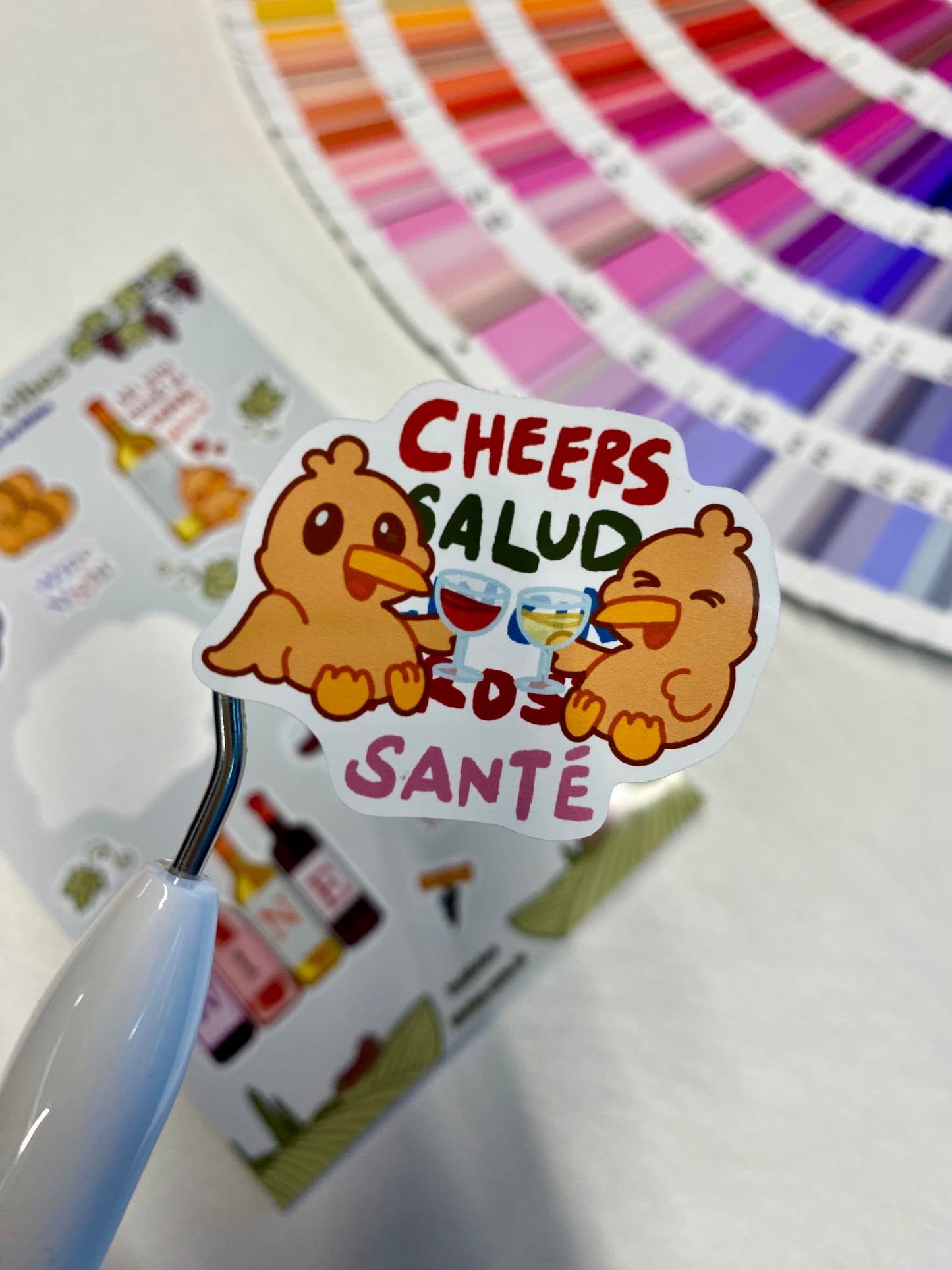 Wine Vibes - Sticker Seti